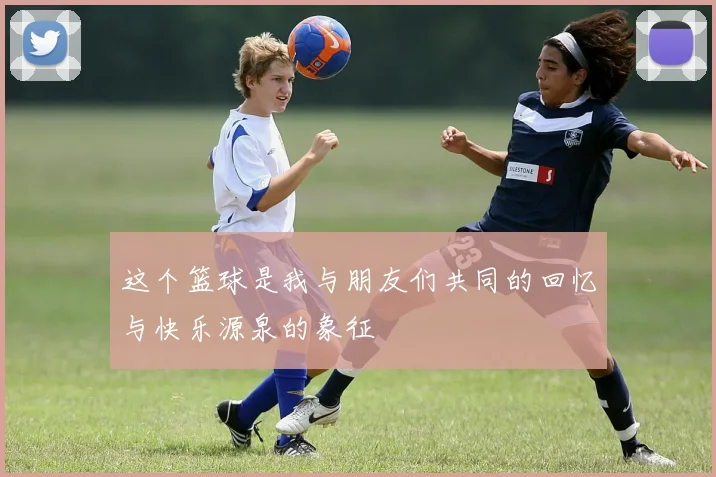 这个篮球是我与朋友们共同的回忆与快乐源泉的象征